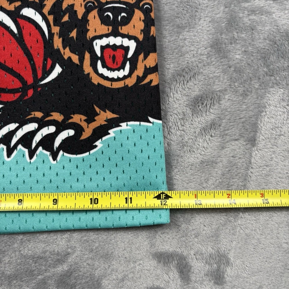 Mitchell Ness Memphis Grizzlies Shorts S Teal NBA Hardwood Classics Basketball - Picture 5 of 8